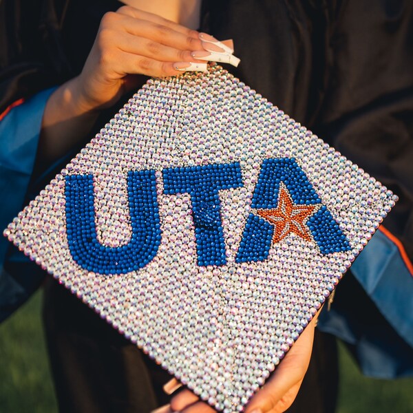 Bling Graduation Cap Etsy