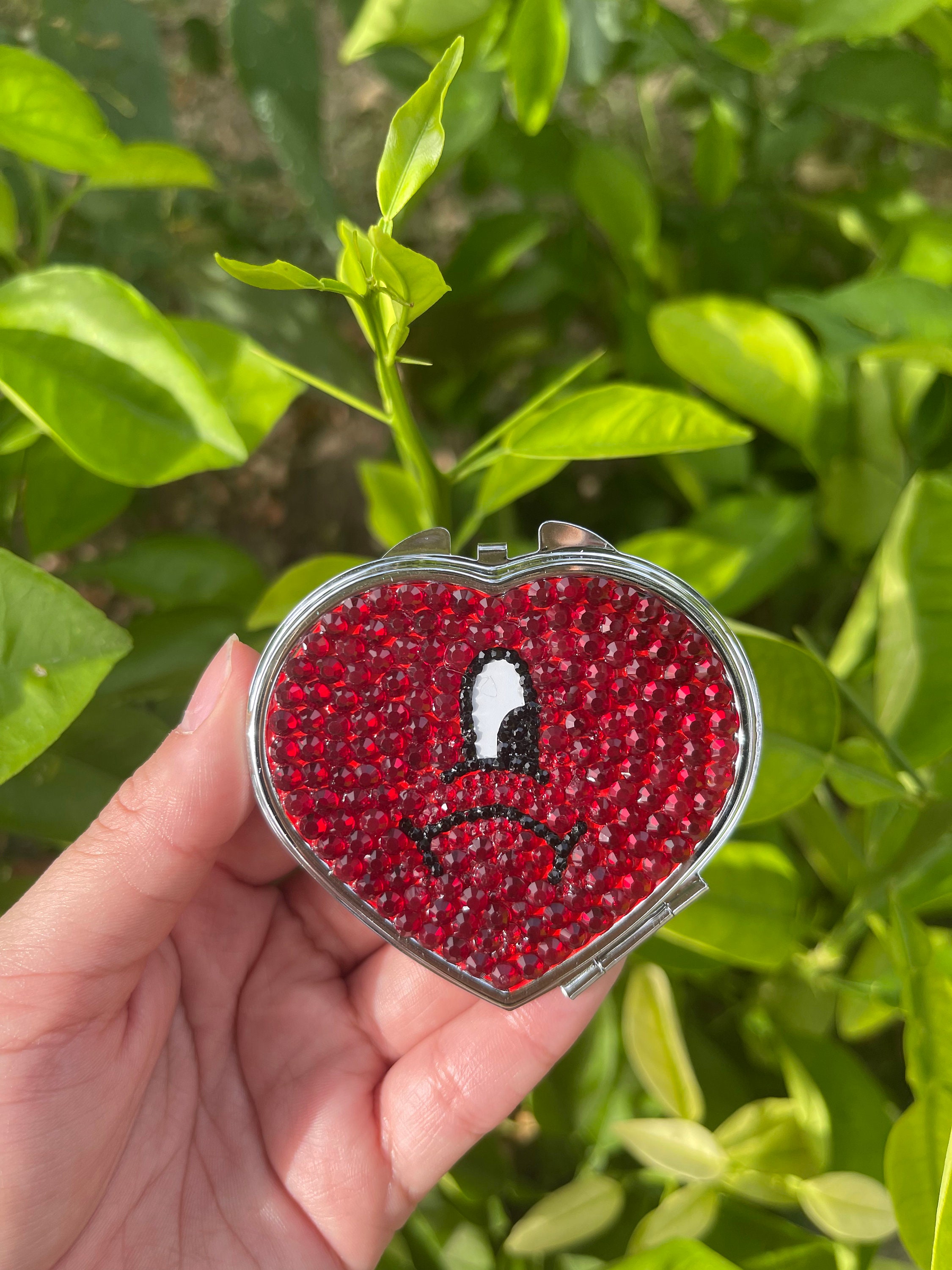 Bad Bunny Bling Compact Mirror Pocket Mirror Un Verano Sin - Etsy