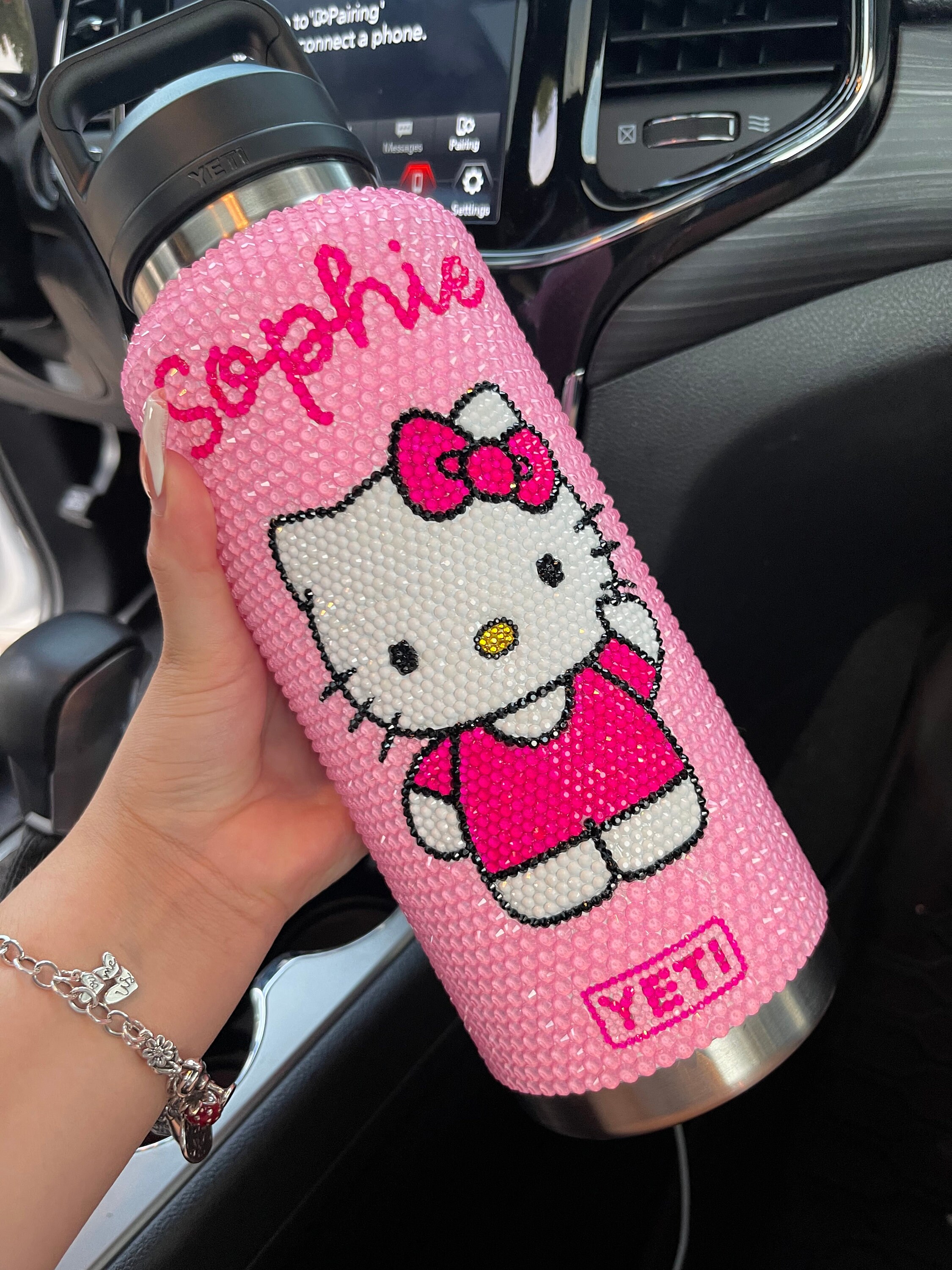 YETI Rambler 26 oz Bottle Stainless Steel LIMITED EDITION Pink