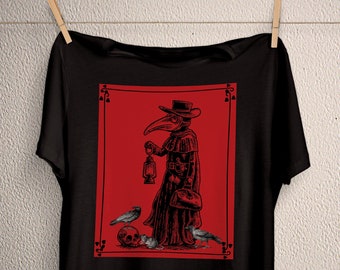 Plague doctor shirt, death t-shirt, plague doctor, men unisex apparel, skull shirt, medicine shirt, history clothes, plus size goth