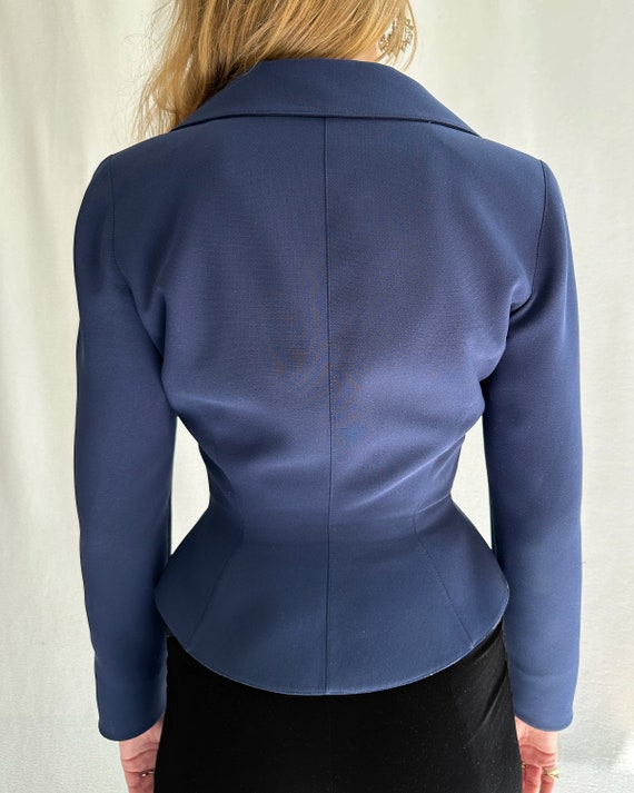 Vintage Thierry Mugler Jacket with Anchor Accents… - image 3