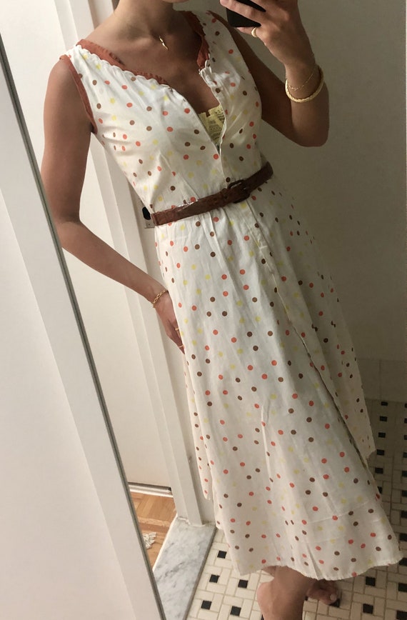 1950s POLKA-DOTTED SUNDRESS