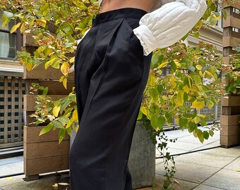 パンツ 80s Vintage Flatfront Wide Slacks Talon Vintage 70s Mannor Slacks Mens Brown Talon Zipper Straight