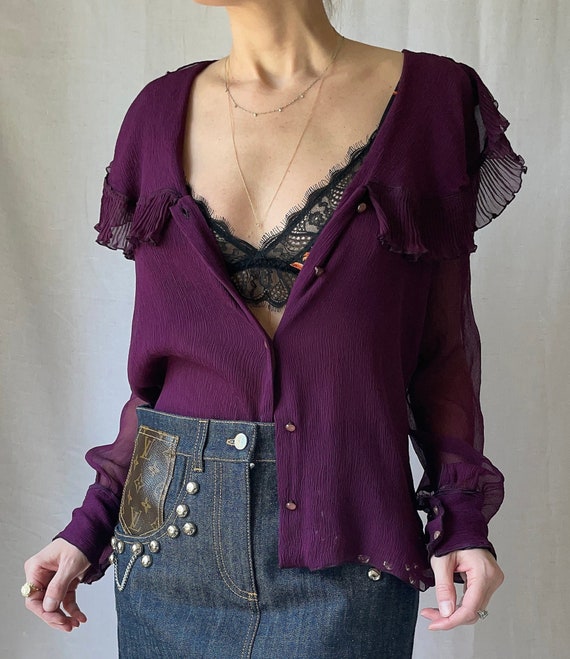 VINTAGE MISSONI Silk Chiffon Blouse (XS-L)  - Vin… - image 1