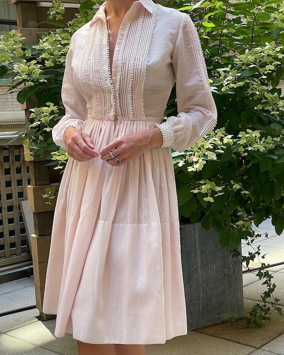 VINTAGE 1950s Shirtwaist Dress by L'AIGLON (XS) - 1950s dress - 50s dress - Dior New Look dress - 1950s wiggle dress - L'Aiglon dress