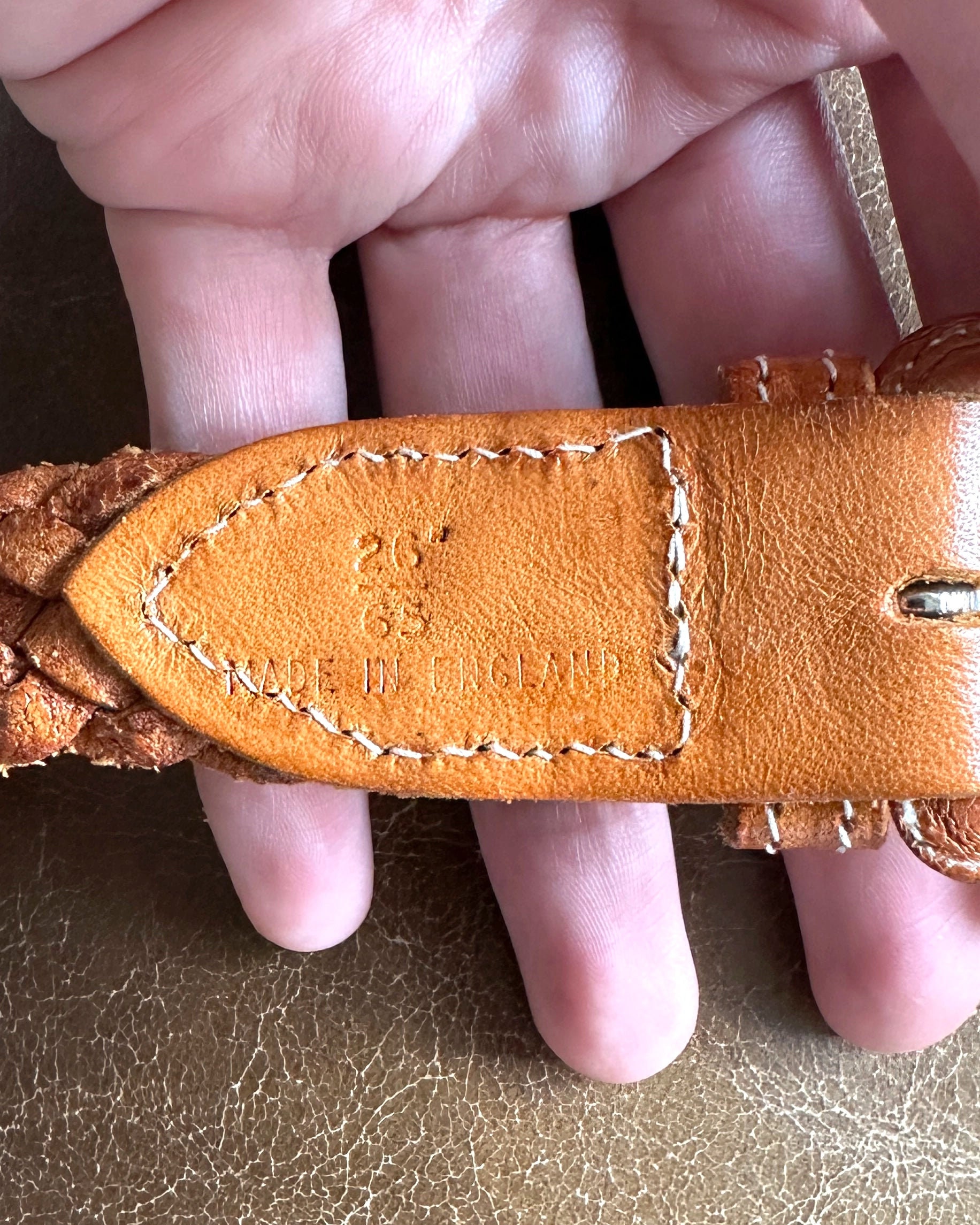 Vintage Polo Ralph Lauren Braided Leather Belt - Etsy