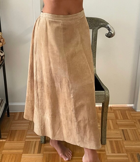 Vintage VALENTINO suede skirt 1980s authentic Valentino pencil skirt. vintage turquoise valentino suede skirt vintage skirt