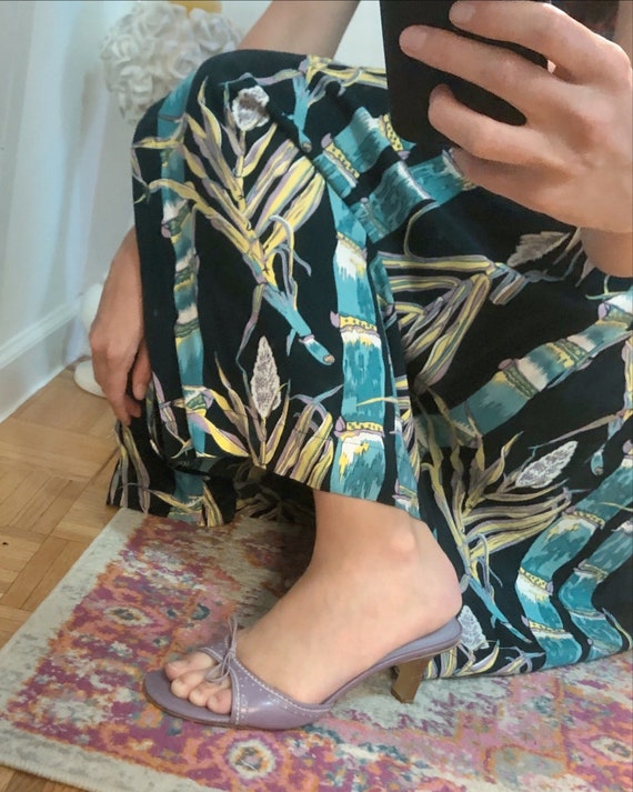 VINTAGE COACH Lavender Mules — Vintage mules