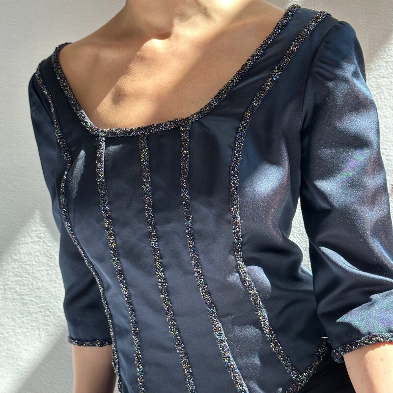 Corset Top Stretch Satin Dress Gold