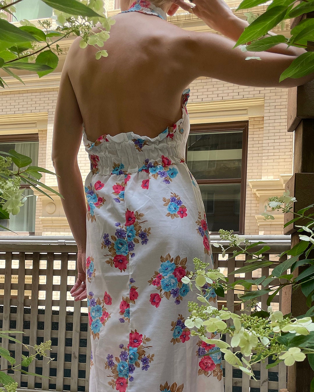 Vintage 1970s Floral Halter Dress  Vintage Halter Dress, Dreamy Cottage  Core Vintage Dress 1970s Floral Dress - Etsy