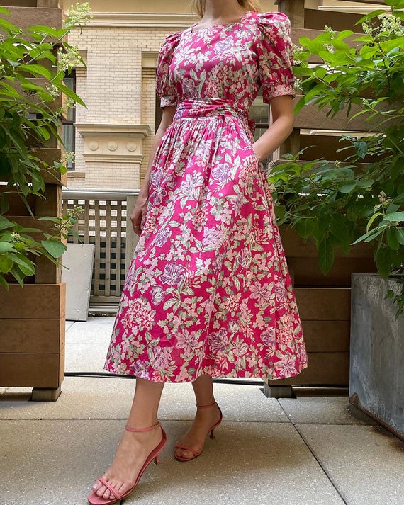 Vintage Laura Ashley Floral Dress (XS-M) Laura As… - image 4