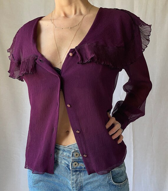 VINTAGE MISSONI Silk Chiffon Blouse (XS-L)  - Vin… - image 2