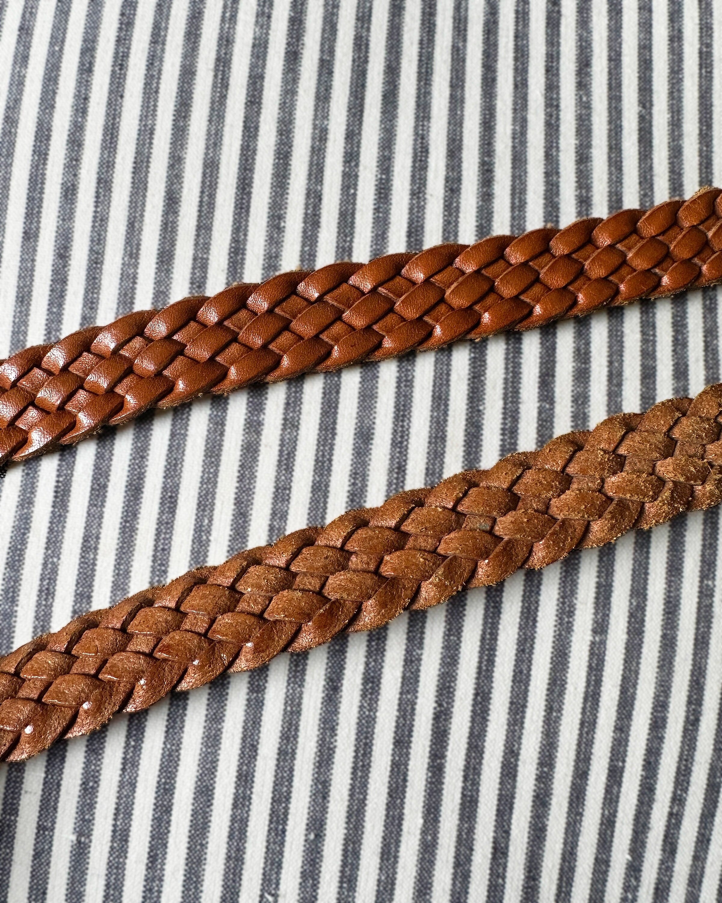 Vintage Polo Ralph Lauren Braided Leather Belt - Etsy display picture 2