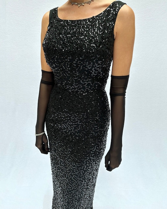 Vintage 1960s Embellished Wiggle Dress | Vintage … - image 1