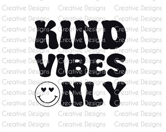 Kind vibes only SVG file, Pink shirt day PNG file, Anti-bullying design, Stop bullying, Digital Download, Happy face Tshirt design