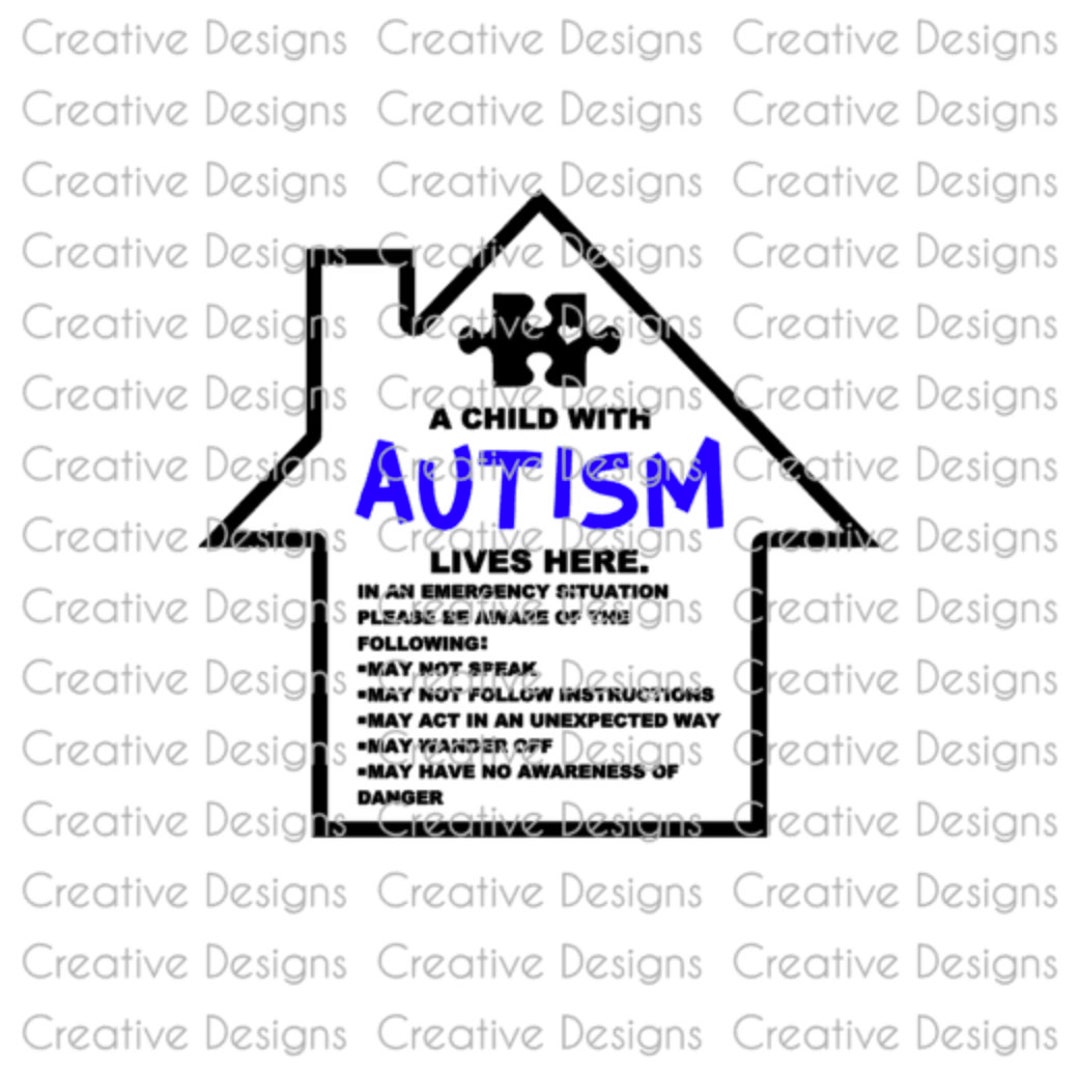 Cartello in legno per la consapevolezza dell'autismo, cartello di sensibilizzazione sull'autismo, decorazione da parete per casa, classe, porta, casa, cortile, autismo è un viaggio che non abbiamo mai