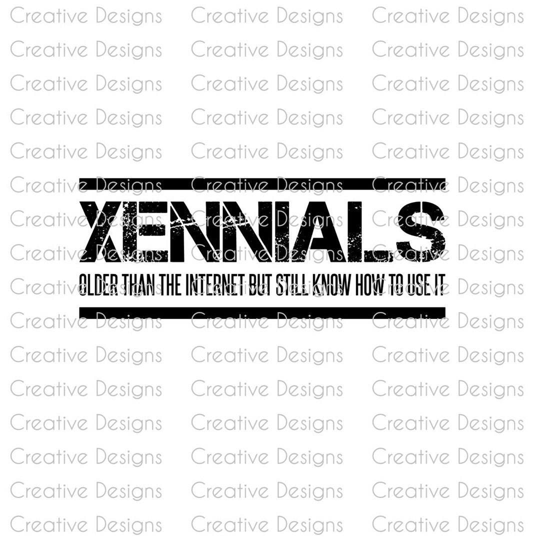Xennials SVG, Generation SVG, Retro SVG, Gen X Svg, Millenial Svg ...