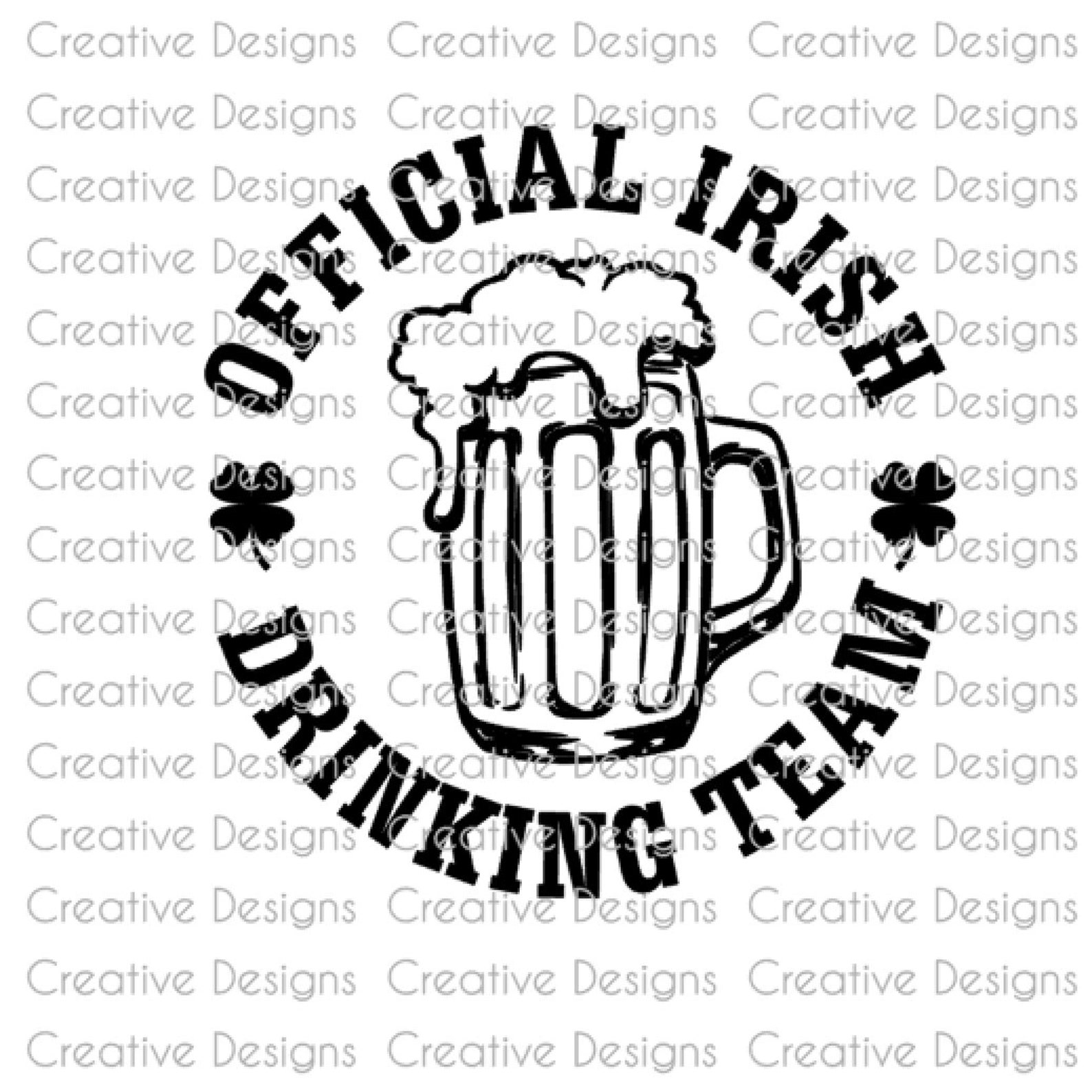 Official Irish drinking team/SVG/PNG/Digital file/st Patricks Etsy