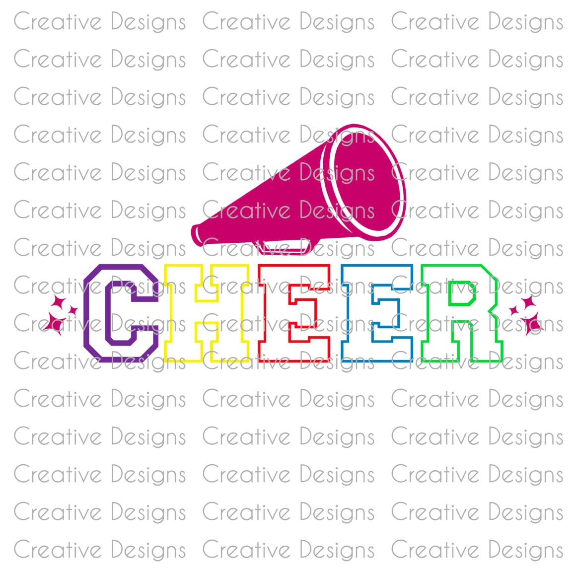 Cheerleading Design, SVG File, PNG File, Digital File, Cheerleader T ...