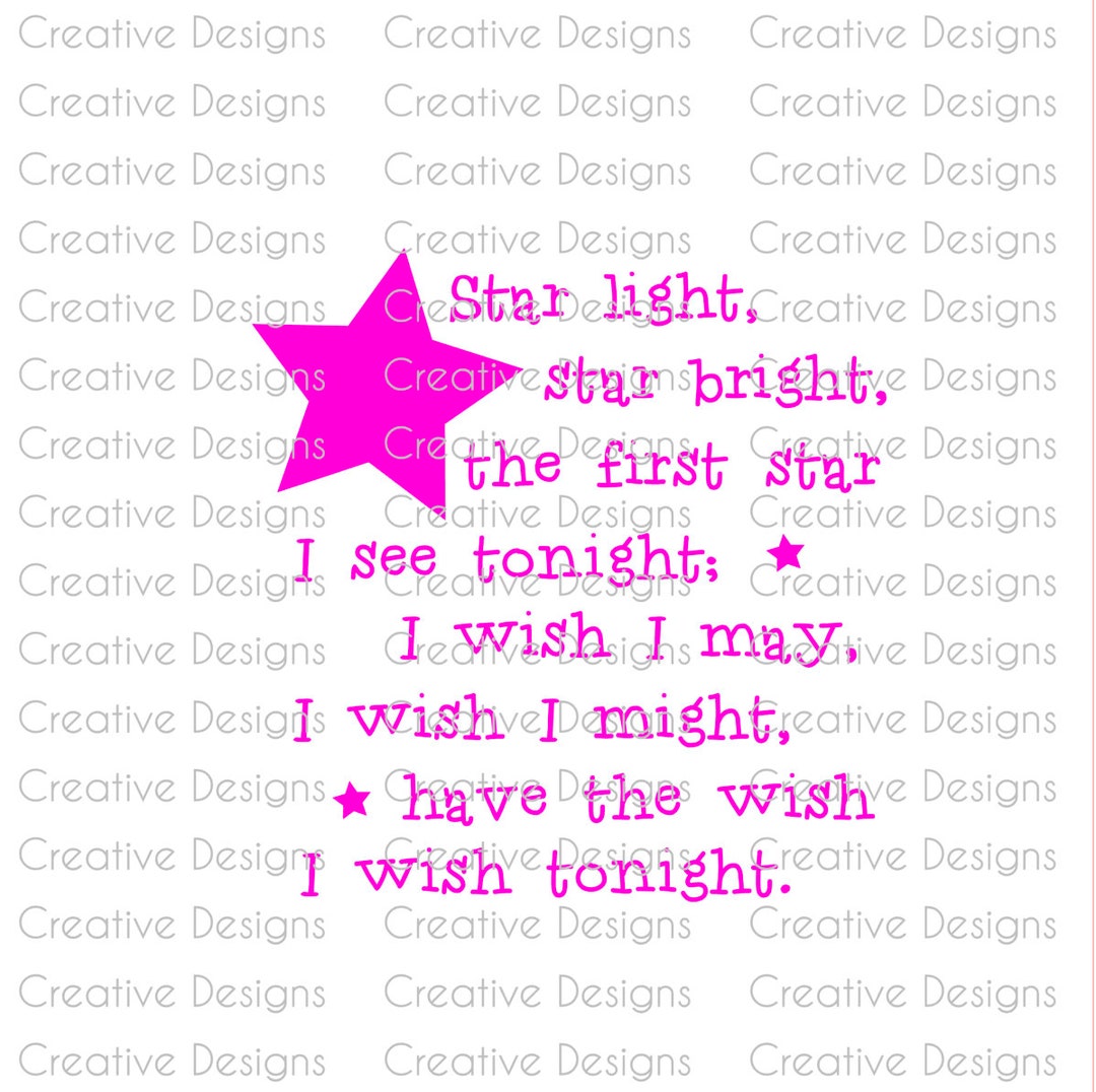 Stern Licht Stern hell SVG Datei, GutenachtWunsch PNG Datei, Digitale