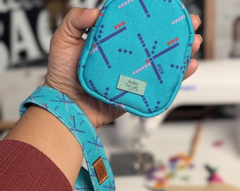 PDX CARPET Handmade keychain pouch, wristlet key chain made in Oregon