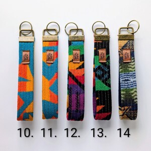 Pendleton Wool Wrist Keychain: Handmade Key Fob 画像 6