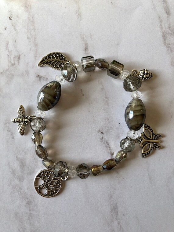 Stretch Bracelet Jewelry Charm Bracelet Handmade Bracelets Etsy