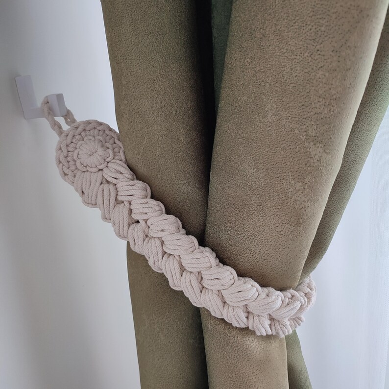 Curtain Tie Backs Braided Design
