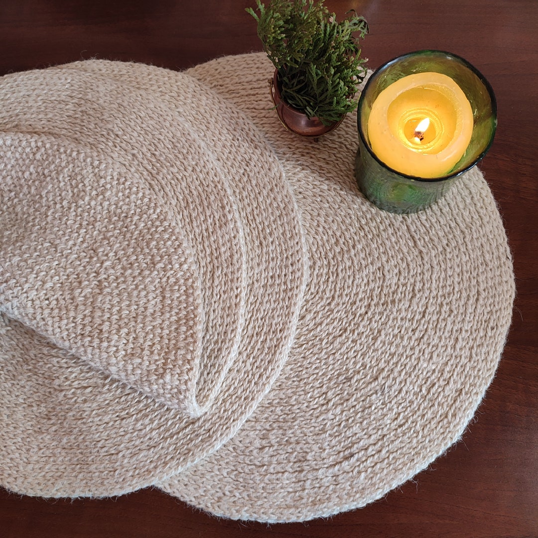14 Zoll Jute Tischset rund Sets Tischsets und Servietten ÖkoStil