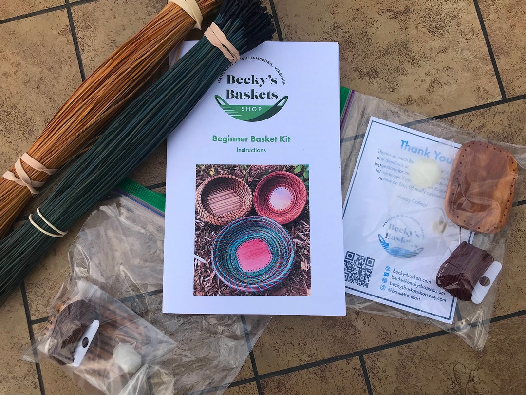 Pine Needle Basket Kit and Refill Kit Combo Etsy