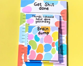 Get shit done stationery bundle