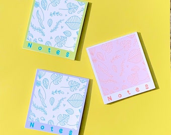 Botanical Notes Memo pad bundle