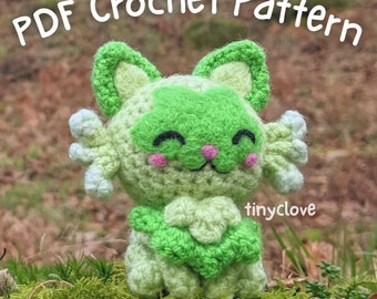 Grass Kitty - PDF Crochet Pattern