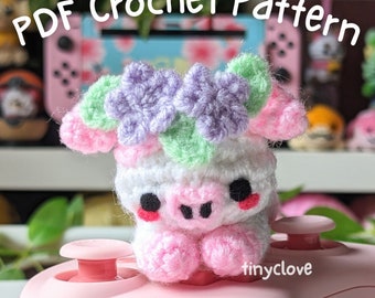Flower Crown Cow - PDF Crochet Pattern