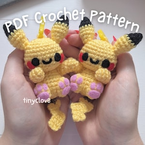 Yellow Electric Buddy - PDF Crochet Pattern