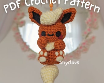 Flame Fox Buddy - PDF Crochet Pattern