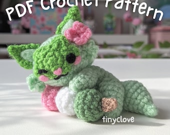 Dango Grass Kitty - PDF Crochet Pattern