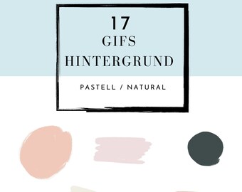 17 Instagram Gifs - Backgrounds (Basic natural, pastel)