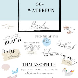 Instagram Story Sticker [Pool, Beach, Strand, Wasser, Urlaub, Holiday]