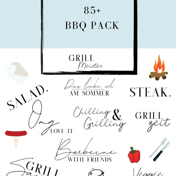 Instagram Story Sticker [BBQ, Barbecue, Grillen]