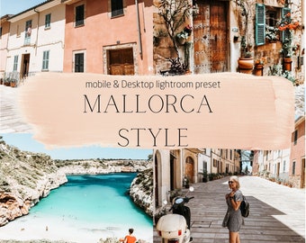 6 Mobile & Desktop Lightroom Presets - Mallorca Style [urlaub, vacation, blogger preset, instagram preset]