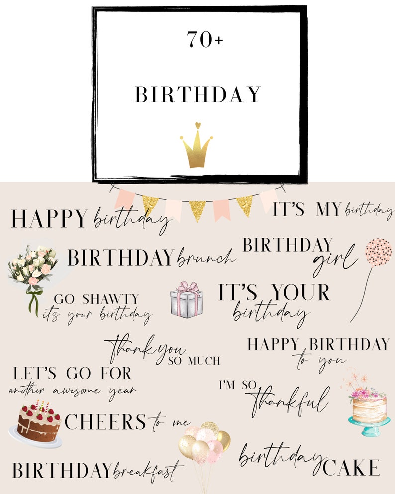 Instagram Story Sticker Birthday Birthday, Party, Birthday Bash image 3