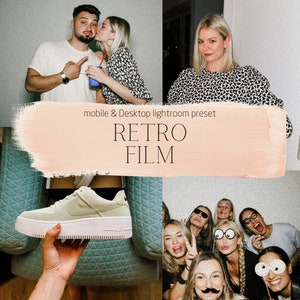 6 Mobile & Desktop Lightroom Presets - Retro Style [kodak, retro, blogger preset, instagram preset]