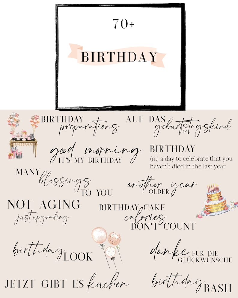 Instagram Story Sticker Birthday Birthday, Party, Birthday Bash image 1