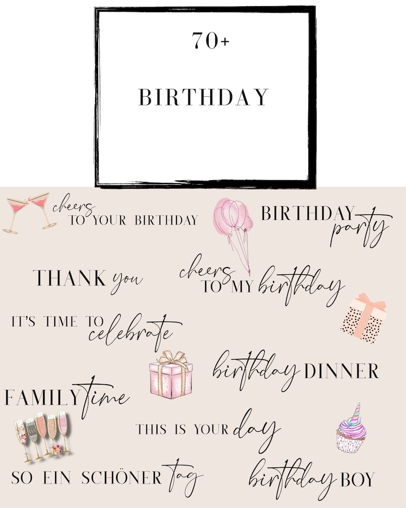 Instagram Story Sticker Birthday Birthday, Party, Birthday Bash image 2