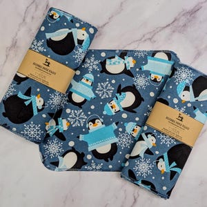 Toalhas de papel reutilizáveis, panos de limpeza domésticos ecológicos, lenços umedecidos sustentáveis para cozinha, presente para anfitriãs de Natal