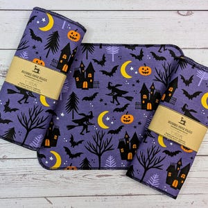 Toalhas de papel reutilizáveis, panos de limpeza domésticos ecológicos, lenços umedecidos sustentáveis para cozinha, presente gótico para amigos