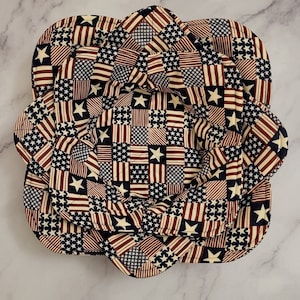 Handmade Quilted Bowl Cozy: Microwave Safe Hot Bowl Holder