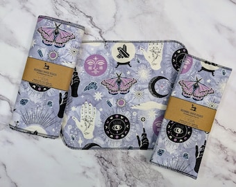 Reusable Paper Towels, Eco-Friendly Household Cleaning Cloths, Sustainable Kitchen Wipes, Witchy Kitchen Gift