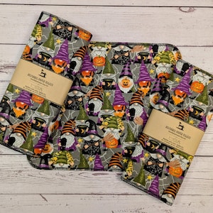 Toalhas de papel reutilizáveis, panos de limpeza domésticos ecológicos, lenços umedecidos sustentáveis para cozinha, presente gótico para amigos